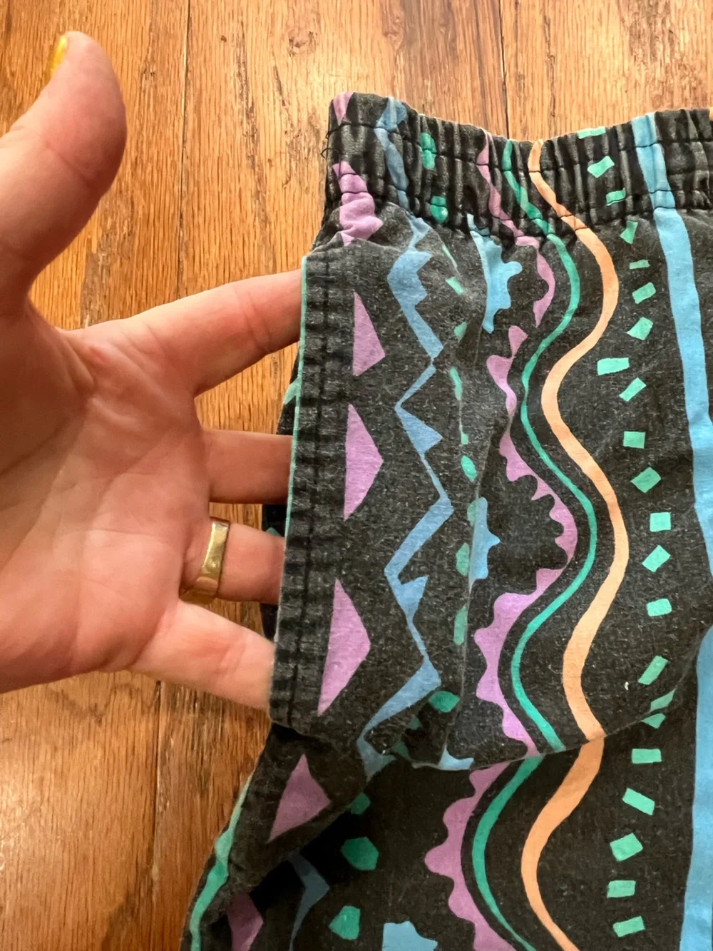 Vintage Campus 80’s Screech swim shorts trunks-M